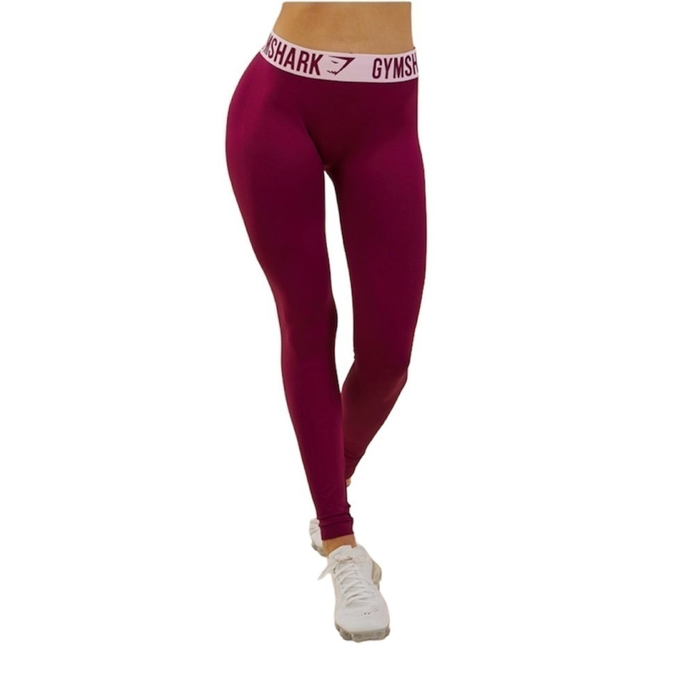 Gymshark Studio 7/8 Leggings Pants All In One Dragon Pink Women’s Sz Small